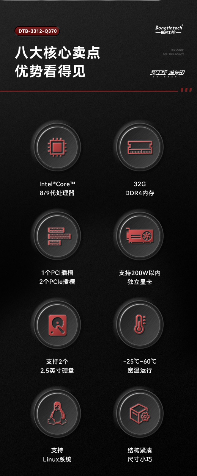 邊緣計(jì)算工業(yè)電腦,酷睿8代保定工控機(jī),DTB-3312-Q370.jpg