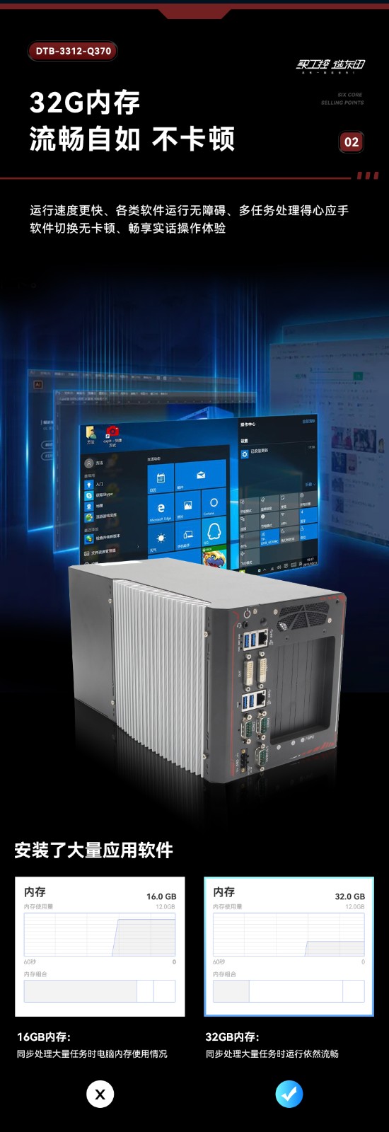 邊緣計(jì)算工業(yè)電腦,酷睿8代保定工控機(jī),DTB-3312-Q370.jpg