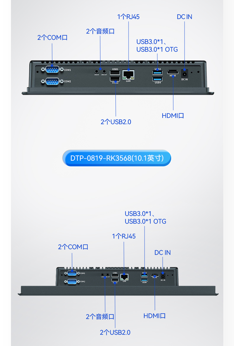 10.1寸國產(chǎn)工業(yè)平板電腦,瑞芯微RK3568觸摸一體機,DTP-0819-RK3568.jpg