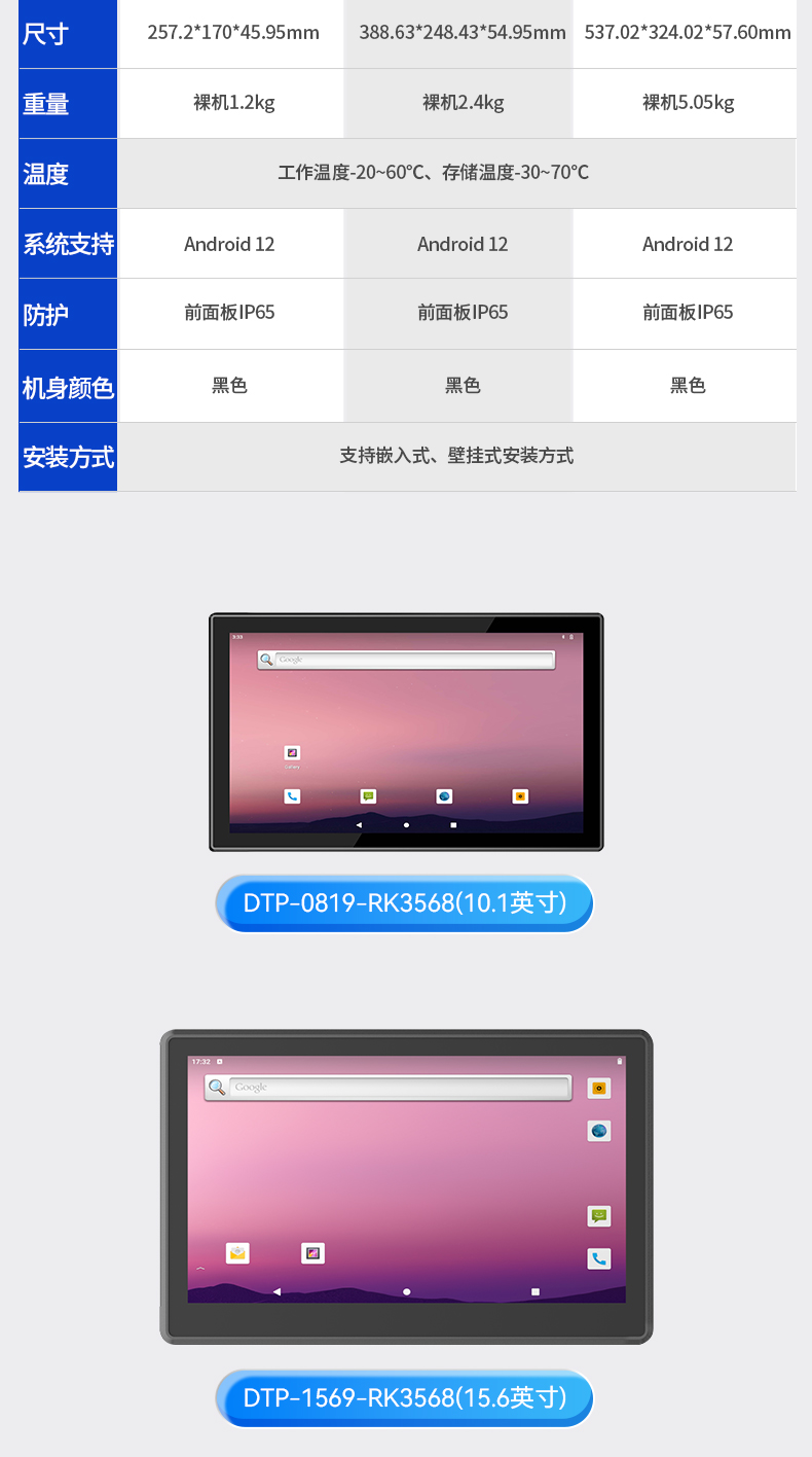 10.1寸國產(chǎn)工業(yè)平板電腦,瑞芯微RK3568觸摸一體機,DTP-0819-RK3568.jpg